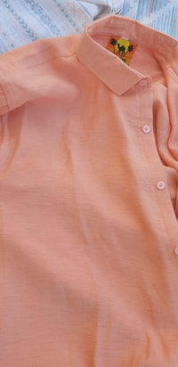 Peach Linen