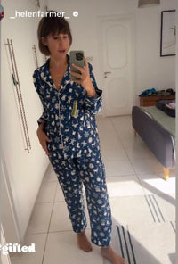 Xmas  Japanese Silk Pyjamas - Tailored